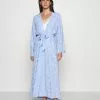 ofertas ✨ Anna Field LISHA LONG PRINTED ROBE - Albornoz - Blue Denim, Mujer ⌛