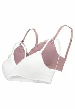 Comprar 👏 Anna Field POPPY 2PP NURSING BRA - Sujetador Sin Tirantes/multiescote - Mauve/white, Mujer 🤩 -Anna Field Tienda de ventas cd28ab39c5c24fd7aca8a866bd10985f