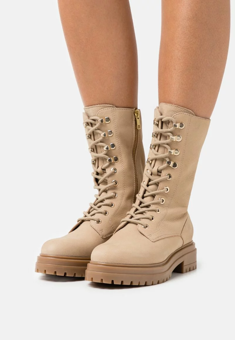 Barato 😍 Anna Field LEATHER - Botas Con Plataforma - Beige, Mujer 🎁 1 Barato 😍 Anna Field LEATHER - Botas Con Plataforma - Beige, Mujer 🎁