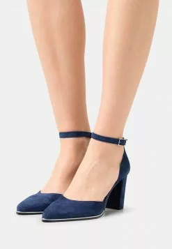 Gran venta ⭐ Anna Field LEATHER - Tacones - Dark Blue, Mujer ✨