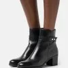 Cupón ❤️ Anna Field LEATHER - Botines - Black, Mujer 🧨