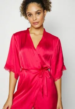Mejor trato 🌟 Anna Field ARIANA SATIN KIMONO - Albornoz - Light Pink, Mujer 🌟