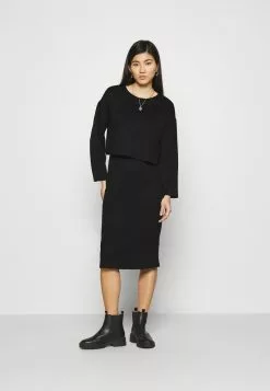 Para estrenar ❤️ Anna Field SET - Jersey De Punto - Black, Mujer 🔔