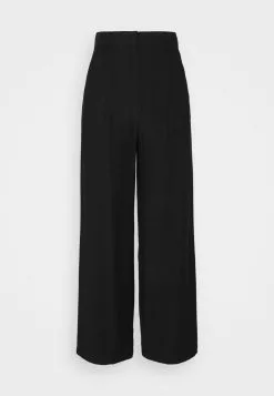 Mejor trato 😍 Anna Field Basic Wide Leg Pants - Pantalones - Black, Mujer 🔔