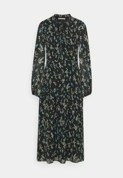Barato 💯 Anna Field VOLANT MAXI 👗 DRESS PRINTED - Vestido Informal - Black/blue, Mujer ❤️