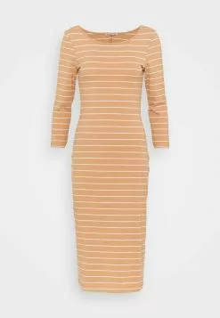 Venta al por mayor 🧨 Anna Field Vestido Ligero - Camel/white, Mujer 😀