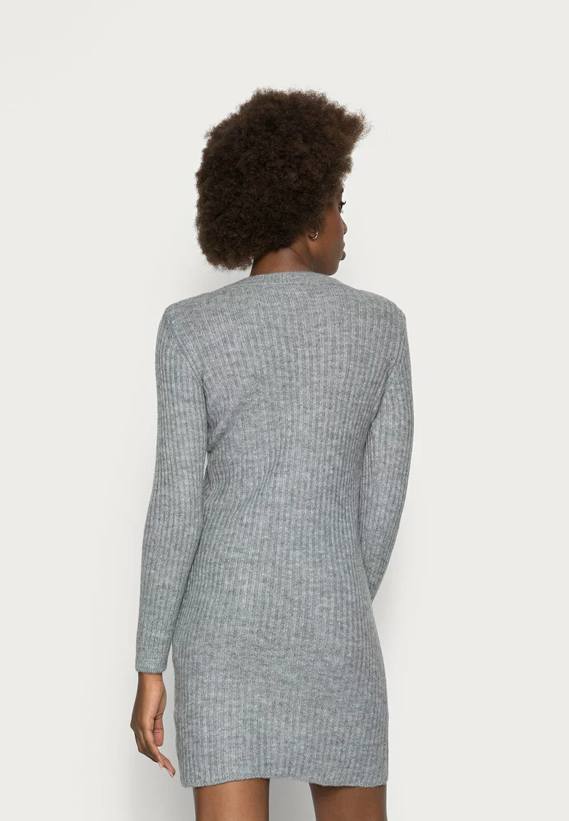 Descuento 🎁 Anna Field Vestido De Punto - Mottled Light Grey, Mujer 🛒 3 Descuento 🎁 Anna Field Vestido De Punto - Mottled Light Grey, Mujer 🛒 - Imagen 3