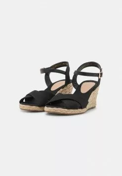 ofertas 👏 Anna Field 🩴 Sandalias De Cuña - Black, Mujer 🎉 -Anna Field Tienda de ventas d8fa1b5328644e74bb62aa03513074fd