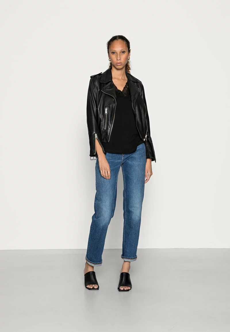 Presupuesto ⭐ Anna Field Camiseta Básica - Black, Mujer 💯 2 Presupuesto ⭐ Anna Field Camiseta Básica - Black, Mujer 💯 - Imagen 2