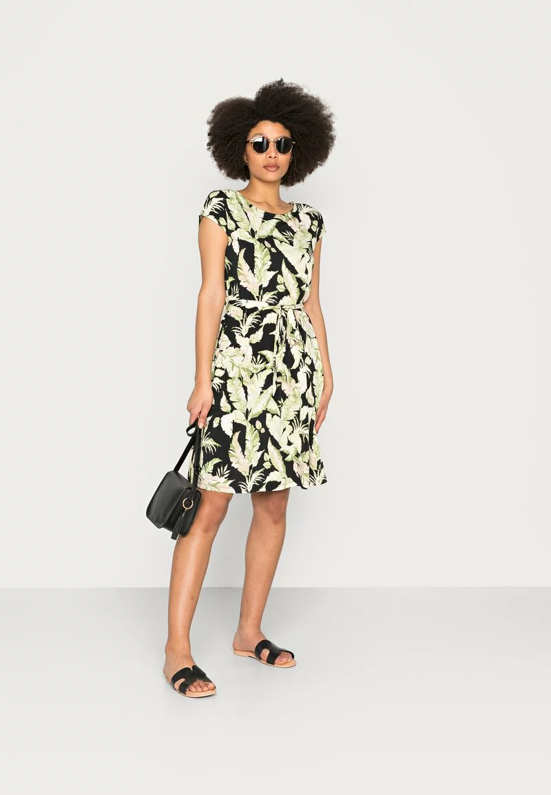 Barato 🔔 Anna Field Vestido Ligero - Black/green, Mujer 😍 2 Barato 🔔 Anna Field Vestido Ligero - Black/green, Mujer 😍 - Imagen 2