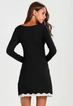 Nuevo ✔️ Anna Field HEIDI LONG SLEEVES VISCOSE NIGHTDRESS - Camisón - Black, Mujer 🔥 -Anna Field Tienda de ventas dbbb3ef60df3468092f7b21fde501e66
