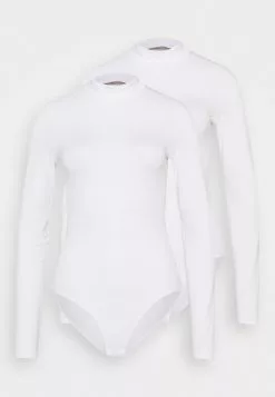 Promoción ⌛ Anna Field LAURA 2PP HIGH NECK BODIES - Body - White, Mujer 👏 -Anna Field Tienda de ventas dbd0948dc2164ef2ade05ae12a52897e