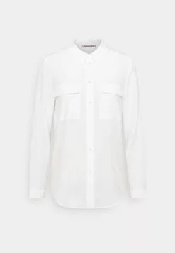 Presupuesto ✨ Anna Field Basic Blouse With Front Pockets - Camisa - Offwhite, Mujer ⌛ -Anna Field Tienda de ventas de3c89d9a03c44d697e93a88152dd3de