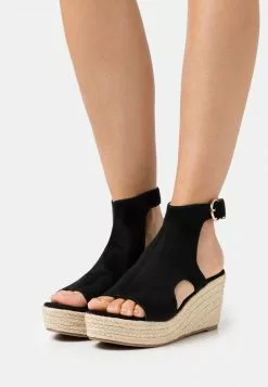 ofertas ⌛ Anna Field 🩴 Sandalias Con Plataforma - Black, Mujer 😉