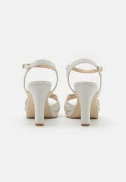 mejor venta 😍 Anna Field LEATHER - 🩴 Sandalias De Tacón - White, Mujer 🎉 -Anna Field Tienda de ventas e4eb58c634fb488493715e995ec81654