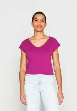Mejor precio 🌟 Anna Field Camiseta Básica - Purple, Mujer 🔥