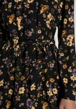 Toma de corriente 🛒 Anna Field BELTED BLOUSE 👗 DRESS - Vestido Camisero - Black/lilac, Mujer 🤩 -Anna Field Tienda de ventas e647a3f4f0f84222b98f0c8545bda73e