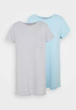 Para estrenar 🔔 Anna Field 2 PACK - Camisón - Dark Grey/dark Blue, Mujer 🎉