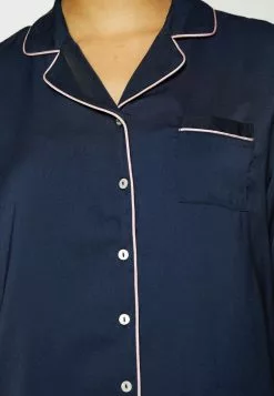 Descuento ✔️ Anna Field AMANDA LONG SLEEVE SHORT SET - Pijama - Dark Blue, Mujer 😉 -Anna Field Tienda de ventas e74b20758fa246e99a9c7a17dfb93a8f