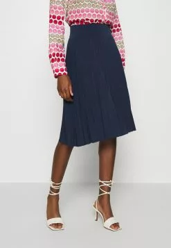 Gran venta 🔔 Anna Field Plisse A-line Mini 👗 Skirt - Falda Acampanada - Maritime Blue, Mujer ⭐