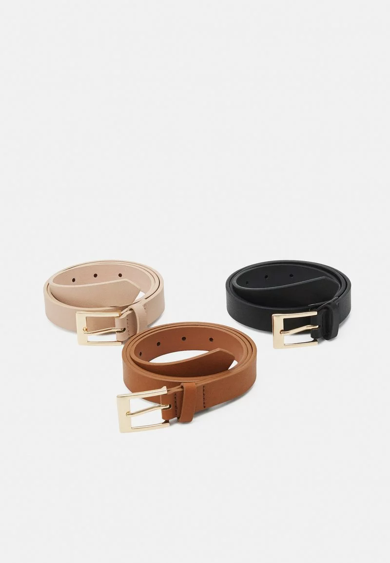 Venta al por mayor 🤩 Anna Field 3 PACK - Cinturón - Black/cognac/pink, Mujer 👏 1 Venta al por mayor 🤩 Anna Field 3 PACK - Cinturón - Black/cognac/pink, Mujer 👏