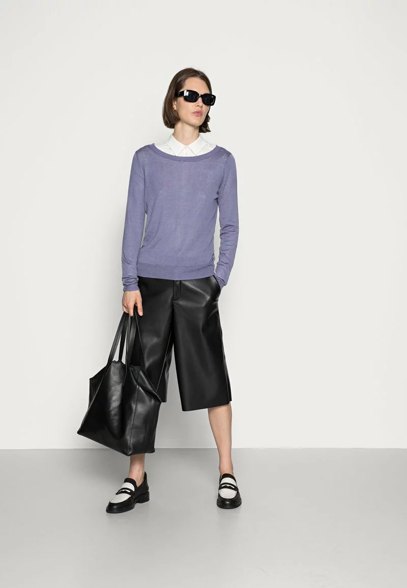 Venta al por mayor 🎉 Anna Field SILK BLEND JUMPER - Jersey De Punto - Blue, Mujer 👍 2 Venta al por mayor 🎉 Anna Field SILK BLEND JUMPER - Jersey De Punto - Blue, Mujer 👍 - Imagen 2