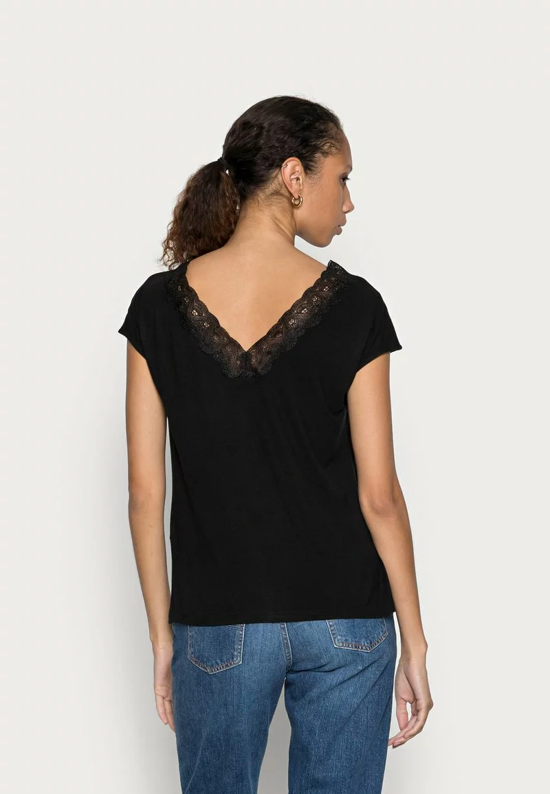 Presupuesto ⭐ Anna Field Camiseta Básica - Black, Mujer 💯 3 Presupuesto ⭐ Anna Field Camiseta Básica - Black, Mujer 💯 - Imagen 3