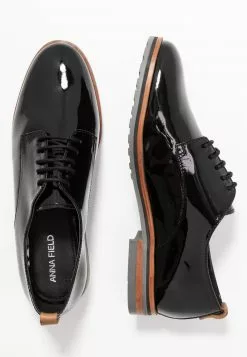 mejor venta 😉 Anna Field LEATHER FLAT 👟 SHOES - Zapatos De Vestir - Black, Mujer 😍 -Anna Field Tienda de ventas e9bc2b20bfb9442c9dfda5066abd3f69