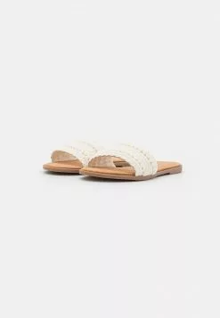 Descuento 💯 Anna Field 🩴 Sandalias Planas - White, Mujer 😍 -Anna Field Tienda de ventas e9e071a4752e4b3999057dbcc08c1040