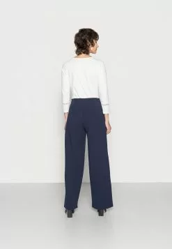 Las mejores reseñas de 😉 Anna Field BUTTON WAIST WIDE LEG PANTS - Pantalones - Dark Blue, Mujer 😉 -Anna Field Tienda de ventas e9e0912e472d4d1f9ed0473cd9daed31