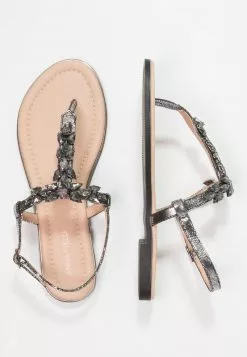 Mejor precio 👍 Anna Field 🩴 Sandalias De Dedo - Dark Gray, Mujer 💯 -Anna Field Tienda de ventas eb22fa3f046f435f99f5347dc03550aa