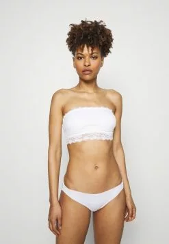 Mejor trato ✨ Anna Field 7PP COTTON AND LACE BRAZILIAN - Braguitas - Pink/white/black, Mujer 🛒