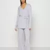 Barato ⭐ Anna Field 3 PIECE JERSEY LOUNGE SET - Pijama - Mottled Light Grey, Mujer ❤️