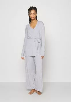 Barato ⭐ Anna Field 3 PIECE JERSEY LOUNGE SET - Pijama - Mottled Light Grey, Mujer ❤️