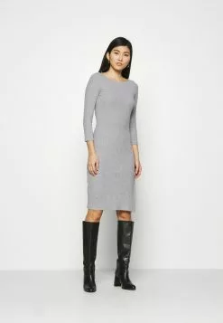Descuento ⌛ Anna Field Vestido De Punto - Mottled Grey, Mujer 👍