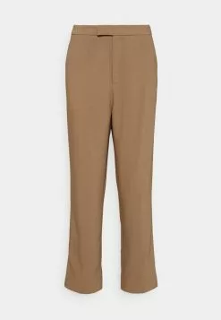 Toma de corriente 😀 Anna Field High Waist Trousers - Pantalones - Beige, Mujer ⭐