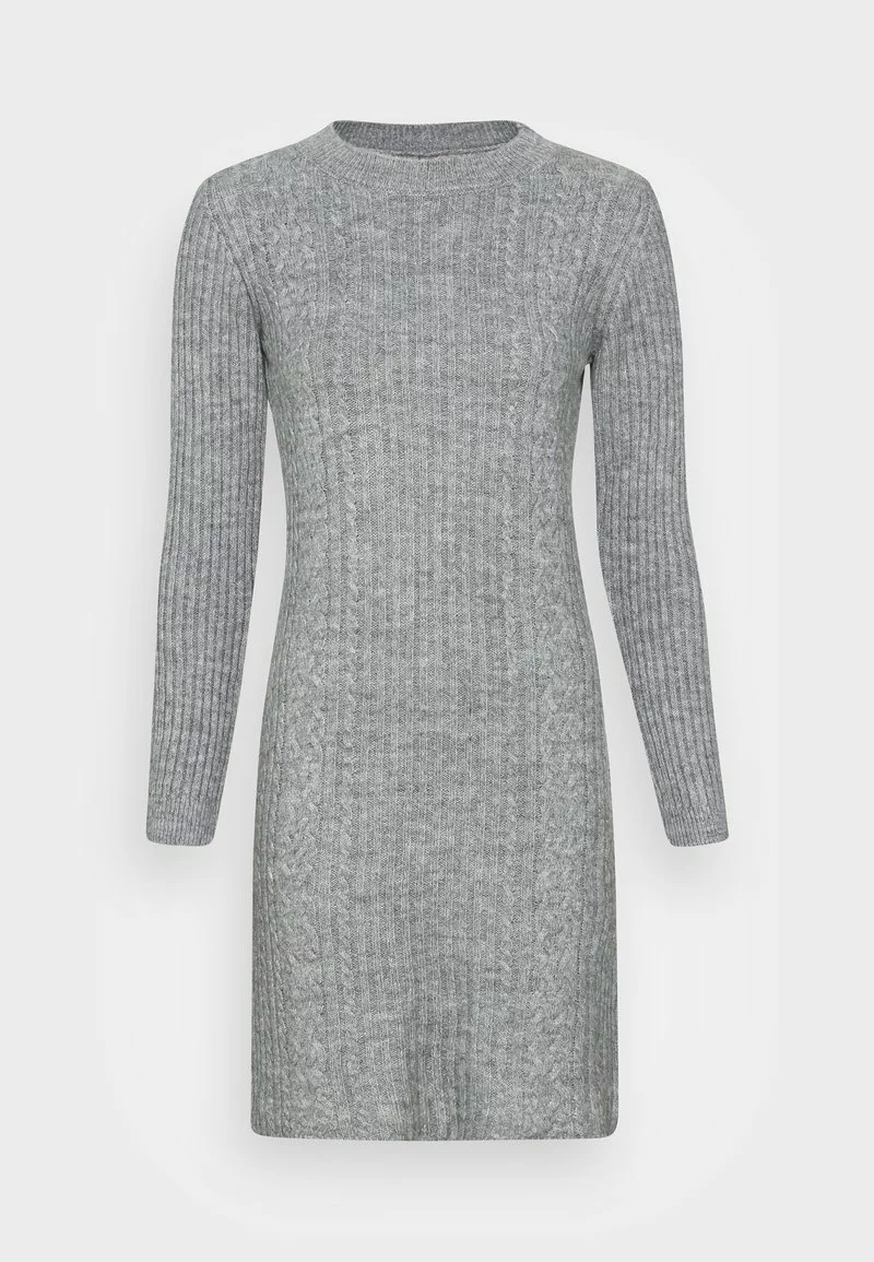 Descuento 🎁 Anna Field Vestido De Punto - Mottled Light Grey, Mujer 🛒 4 Descuento 🎁 Anna Field Vestido De Punto - Mottled Light Grey, Mujer 🛒 - Imagen 4
