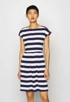 Venta express 🤩 Anna Field Vestido Ligero - Evening Blue/white, Mujer ❤️