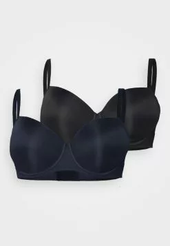 Mejor trato ⭐ Anna Field 2 PACK - Sujetador Básico - Black/dark Blue, Mujer 😍