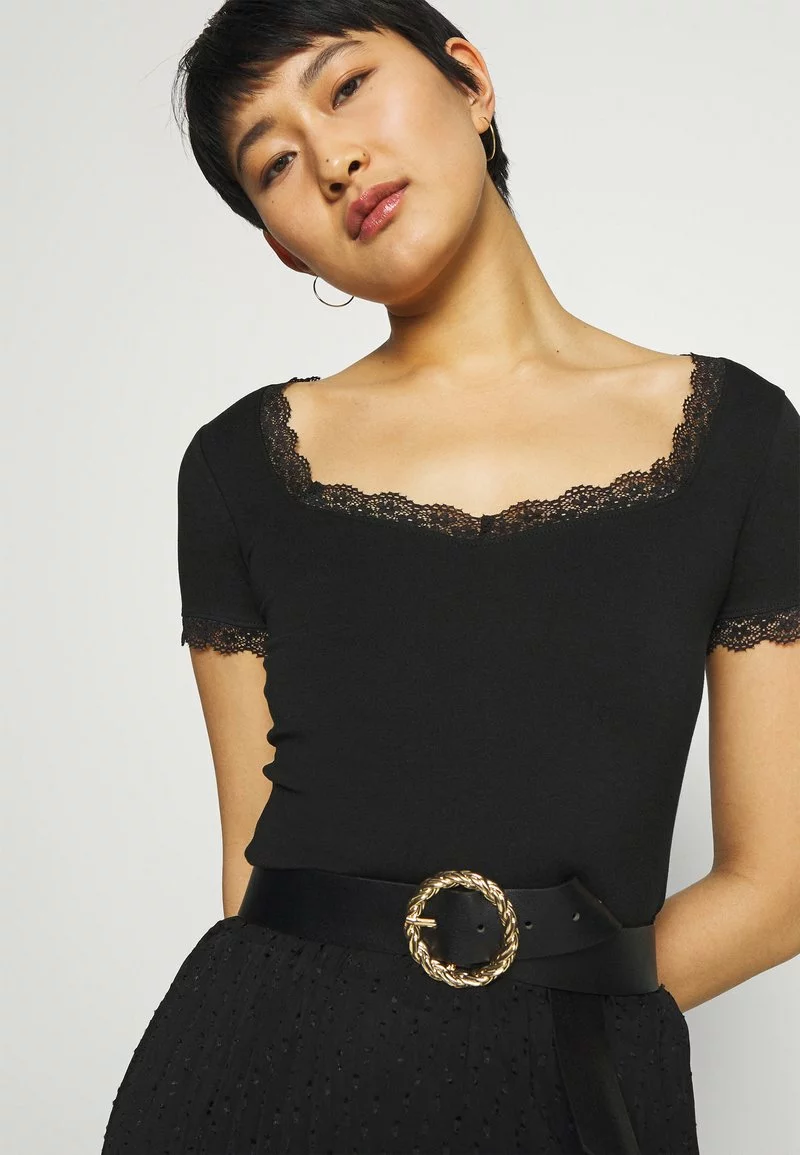 Presupuesto ❤️ Anna Field Camiseta Básica - Black, Mujer 🔔 4 Presupuesto ❤️ Anna Field Camiseta Básica - Black, Mujer 🔔 - Imagen 4