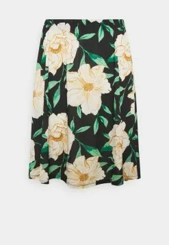 Lo mas barato ⌛ Anna Field Falda Acampanada - Black/multi-coloured, Mujer 🎉