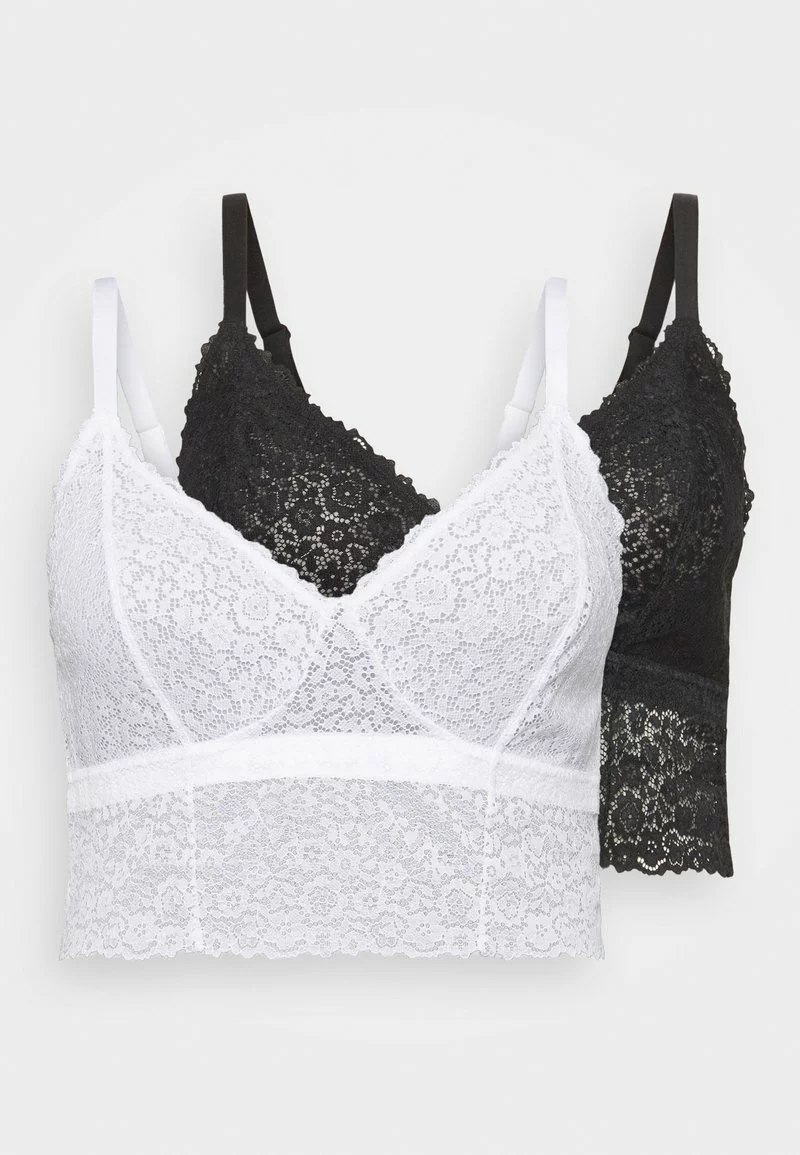 Toma de corriente 🔔 Anna Field 2 PACK - Top - Black, Mujer ✔️ 1 Toma de corriente 🔔 Anna Field 2 PACK - Top - Black, Mujer ✔️