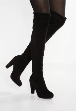 Cupón 😀 Anna Field Botas De Tacón - Black, Mujer ✔️