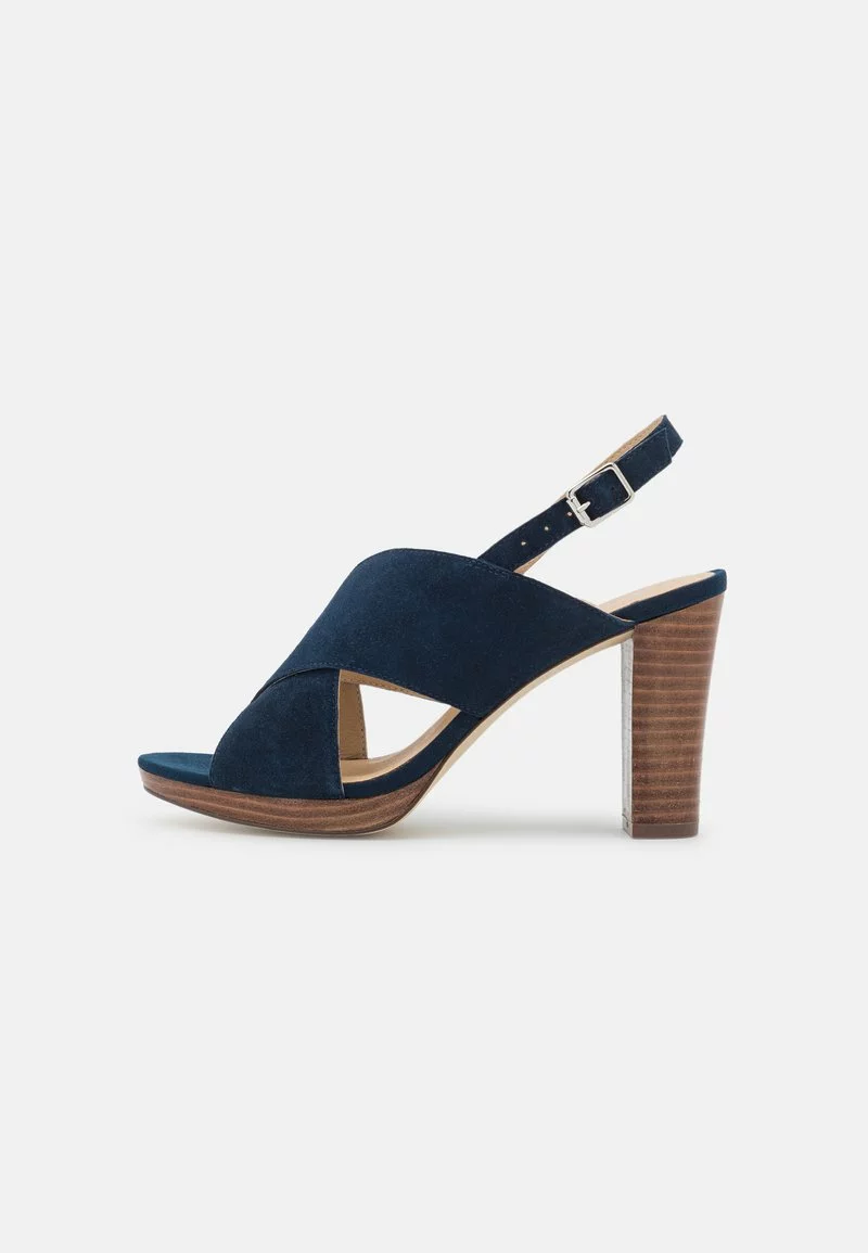 Mejor trato 🔔 Anna Field LEATHER - 🩴 Sandalias De Tacón - Dark Blue, Mujer 🔔 2 Mejor trato 🔔 Anna Field LEATHER - 🩴 Sandalias De Tacón - Dark Blue, Mujer 🔔 - Imagen 2