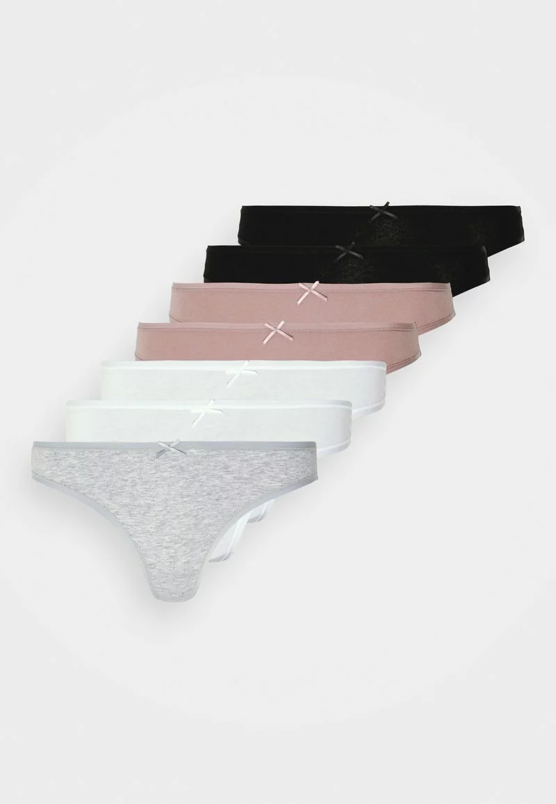 Lo mas barato 👏 Anna Field GEORGINA 7PP THONG COTTON - Tanga - Black/pink, Mujer 😍 6 Lo mas barato 👏 Anna Field GEORGINA 7PP THONG COTTON - Tanga - Black/pink, Mujer 😍 - Imagen 6