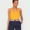Nuevo 👏 Anna Field Top - Dark Yellow, Mujer ✨