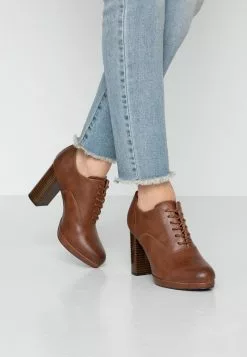 Presupuesto 😍 Anna Field COMFORT - Botines De Tacón - Cognac, Mujer 😀
