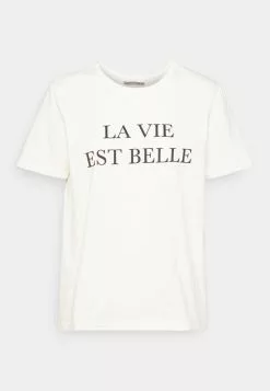 Nuevo 🧨 Anna Field Camiseta Estampada - White, Mujer ❤️