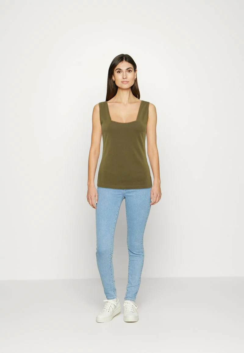 Presupuesto 🥰 Anna Field Top - Khaki, Mujer ⌛ 2 Presupuesto 🥰 Anna Field Top - Khaki, Mujer ⌛ - Imagen 2