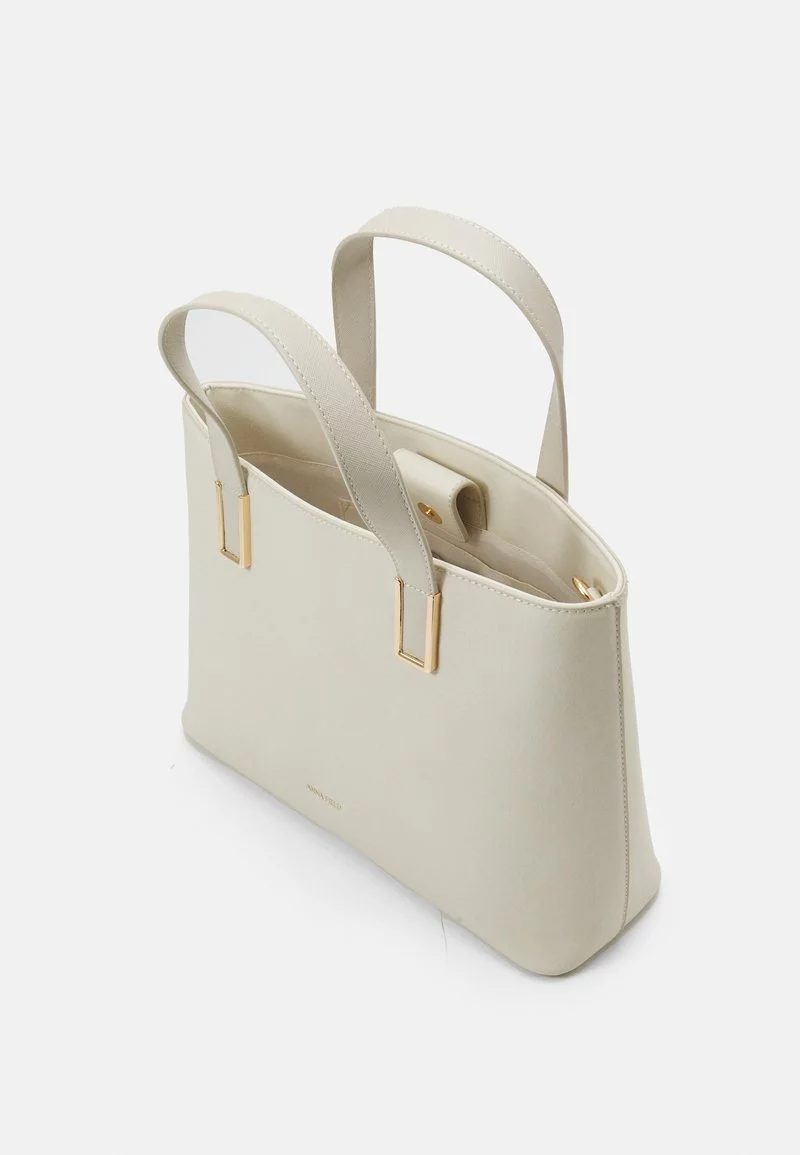Promoción 🤩 Anna Field Bolso De Mano - Off-white, Mujer 😍 5 Promoción 🤩 Anna Field Bolso De Mano - Off-white, Mujer 😍 - Imagen 5